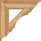 Ekena Millwork Olympic Traditional Rough Sawn Bracket, Western Red Cedar, 6"W x 28"D x 28"H BKT06X28X28OLY01RWR - alternate 2